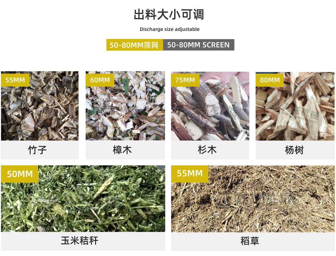 模板破碎機出料大小可調(diào)